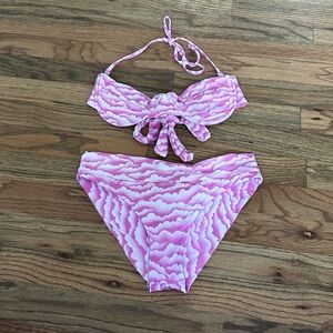 Frankie’s Bikinis Pink cloud Set